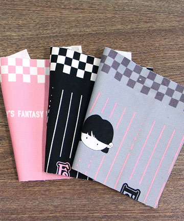 22-622 ®코카 코튼 에밀리 Vol.5 모자이크(110×60cm)커트지_핑크