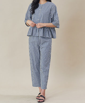 86-327 패턴인 P1235 - Pajama(여성 잠옷 Set)