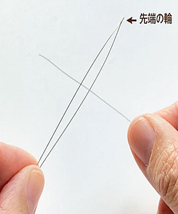 90-028 [가와구찌] 비즈바늘 (악세사리,구슬,비딩바늘)_6cm/10cm