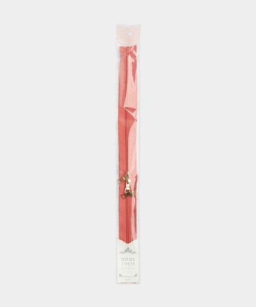 74-070 솔리드 코일 지퍼 100cm_스칼렛코랄