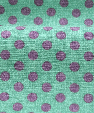 37-416 [롤]&reg;코하스아이디 코튼린넨 케이팝도트2_민트x퍼플