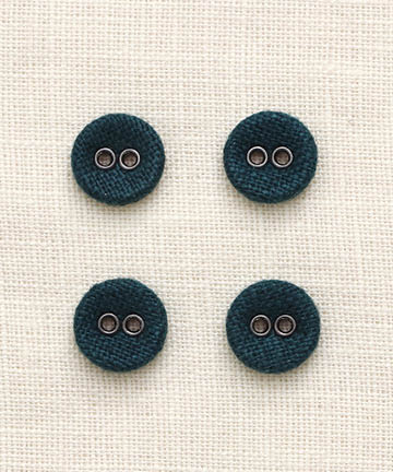 01-108 리네티 린넨 돼지코 싸개단추 12.5mm_에메랄드그린[8]
