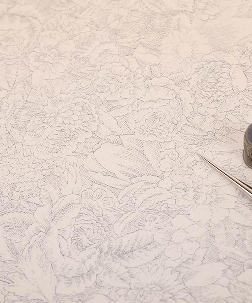 30-248 유와 코튼셔팅 라이브라이프 트왈드주이 라인플라워_라이트그레이 30-248 유와 코튼셔팅 라이브라이프 트왈드주이 라인플라워_라이트그레이