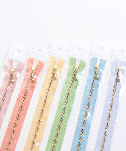 69-100 YKK 골드지퍼 12cm_소프트 6컬러
