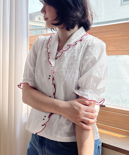 35-491 코디 60수 코튼 팝콘플라워_화이트