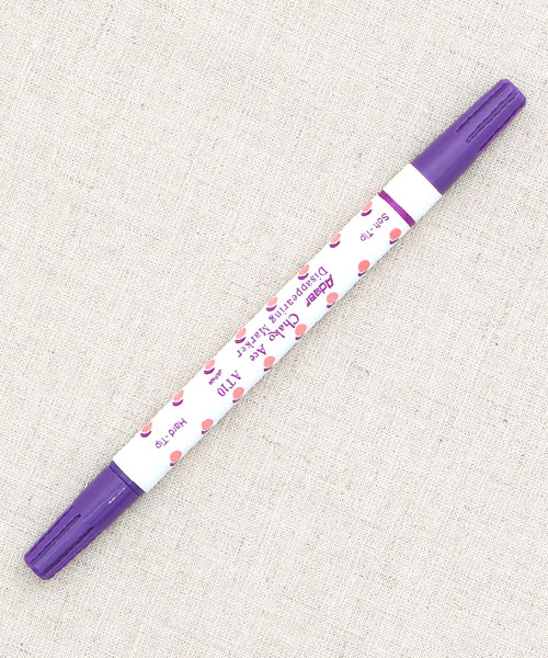 82-221 일제 아드거 양면 기화펜 수성펜_퍼플