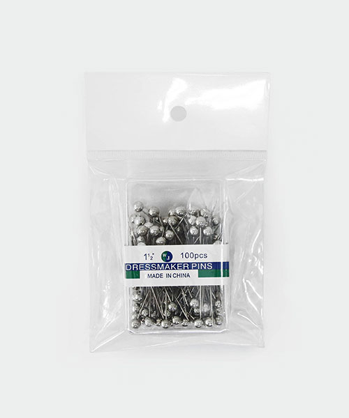 60-966 구슬 시침핀_실버