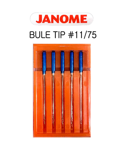 87-072 JANOME 정품 블루팁 미싱바늘 11호