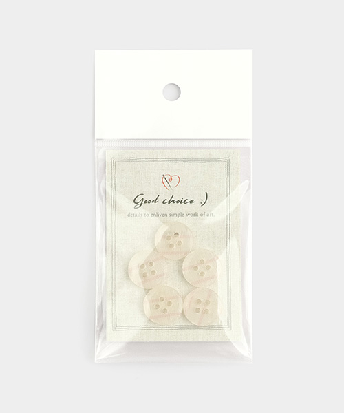 71-711 내추럴 스트라이프 단추 13mm_핑크