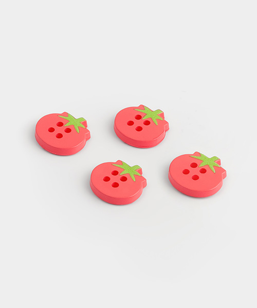 71-724 잘 익은 토마토 단추_13mm