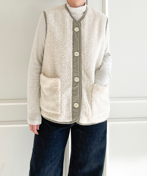 52-159 패턴인 P1601 - Vest (여성 베스트)