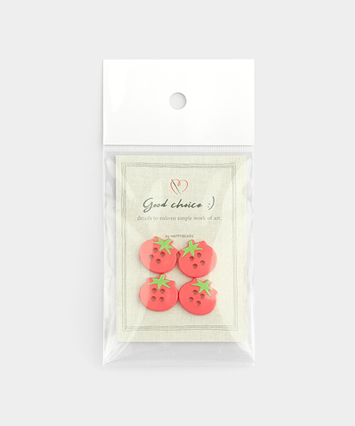 71-724 잘 익은 토마토 단추_13mm