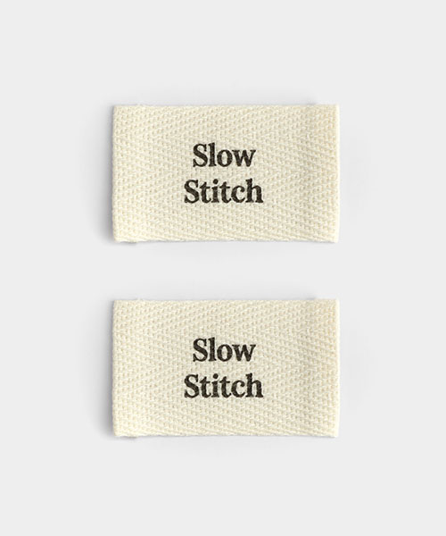 72-274 Slow Stitch 헤링본 라벨