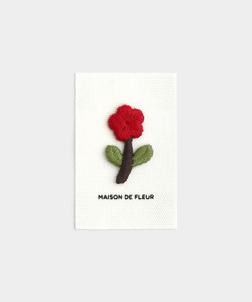 72-524 MAISON DE FLEUR 꽃 입체 라벨