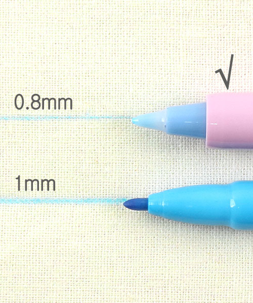 50-034 쏘우라인  Styla 수성펜 0.8mm_블루